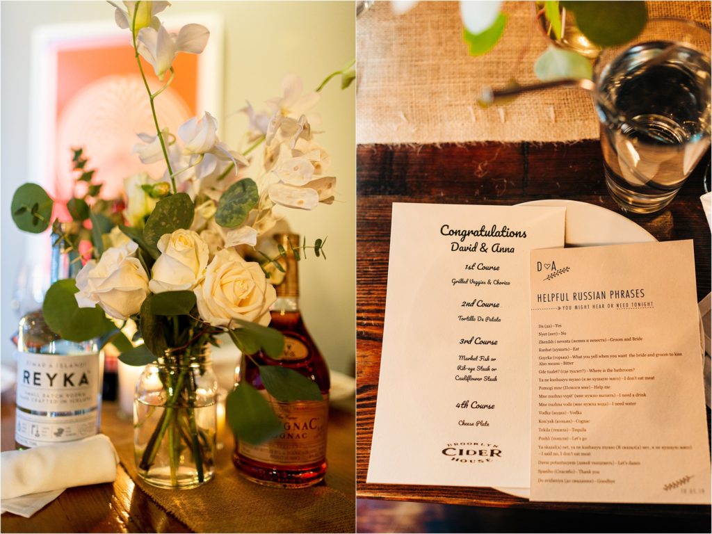 russian wedding table setting